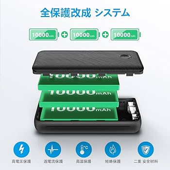 モバイルバッテリー 30000mah 大容量 楽天市場】【在庫一掃セール】モバイルバッテリー 30000mAh 大